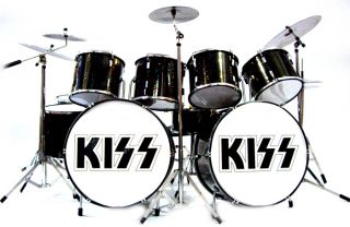 Miniature Drums Kiss Eric Carr Double Bass Set Awesome