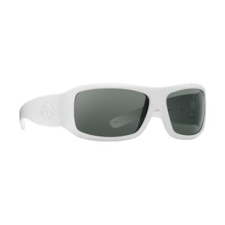 Anarchy Sunglasses Consultant White Smoke Grey Polarized Lens New Co 