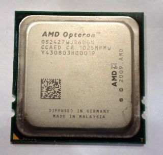 QTY 6ea ) AMD Opteron Six Core Server Processor / 6M / 2400Mhz 