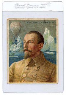 Roald Amundsen Hassan Cigarette Card Great Explorers