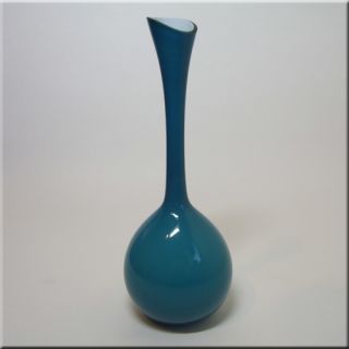 Lindshammar Gunnar Ander 1950s Swedish Glass Vase