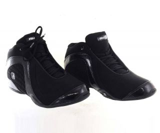 AND1 Mens Size 9 M Basketball Shoes D1018MBB Black Leather