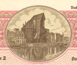 1941 Gdańsk Poland Danzig German Bond Certificate Share