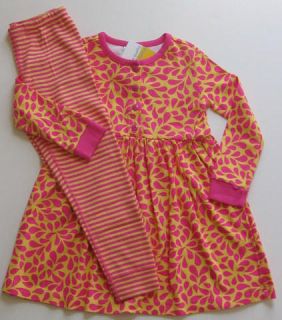 Hanna Andersson Playdress Size 100 Daydress Pink Yellow Floral Dress 