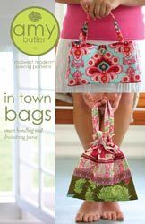 Amy Butler Smart Bag Drawstring Purse Pattern Sewing