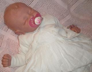   Fake Baby Girl Laura Louise from Andi Kit with Tummy Plate