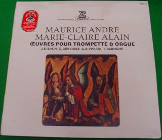 Maurice Andre Marie Claire Alain Trompette Orgue Erato SEALED France 