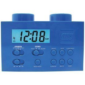 Digital Blue Lego LG11007 Blue Am FM Radio Digital Alarm Clock