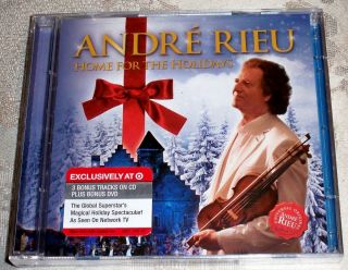 ANDRE RIEU Home for the Holidays CD DVD Special Deluxe Edition 3 Bonus 