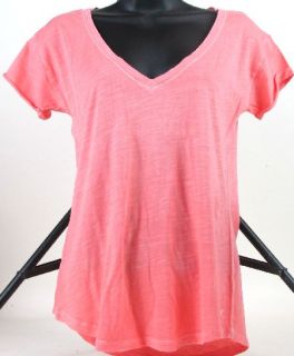 Womens American Eagle Garment Dyed V Neck Tee T Shirt Top Size Small 