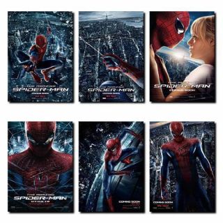 Andrew Garfield THE AMAZING SPIDER MAN 2012 Movie Poster Postcards 