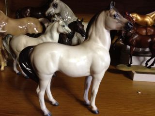 Vintage Hagen Renaker Small Amir Arabian Stallion In Doe Skin