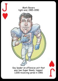 New York Giants Super Bowl NFL Football Playing Poker Cards Fans Hero 
