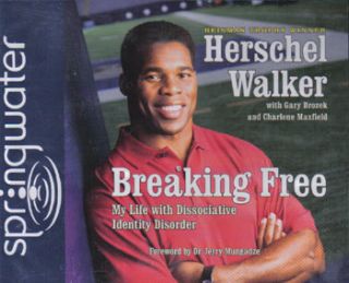   AUDIO 7 CDs Unabridged Breaking Free (D.I.D.)   Herschel Walker