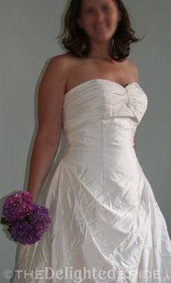 Angelina Faccenda by Mori Lee Silk Wedding Gown Size 12