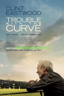 Trouble with The Curve Movie Poster DS 27x40 Clint Eastwood Baseball 