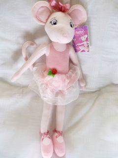 17 Angelina Ballerina Soft Plush Toy Doll BNWT from The TV Cartoon 