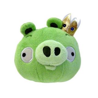 Angry Birds 5 inch Plush with Sound King Pig
