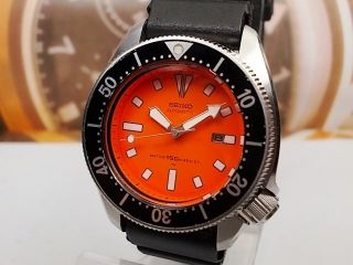 Seiko 150M Divers Automatic Ladies Watch 4205 014A Orange