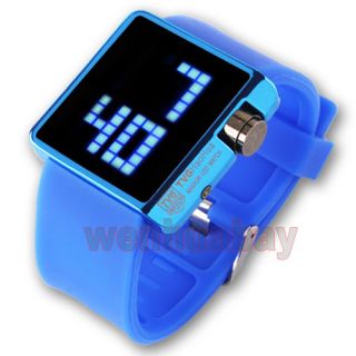 Waterproof TVG LED Watch Diving Boys Lady Mens Womens Silicone Wrist 