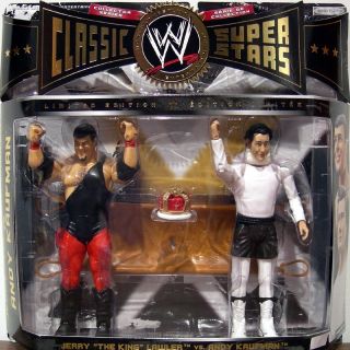   Classic Superstars Jerry The King Lawler and Andy Kaufman 2 Pack Rhtf