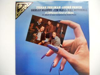 Itzhak Perlman Andre Previn A Different Kind of Blues Vinyl LP Record 