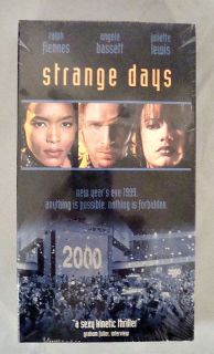 STRANGE DAYS VHS Tape Ralph Fiennes Angela Bassett NEW Sealed