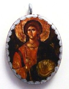 Archangel Michael Pendant Icon Protection Safety Charm