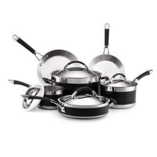 Anolon Ultra Clad Stainless Steel 10 Piece Cookware Set 30501