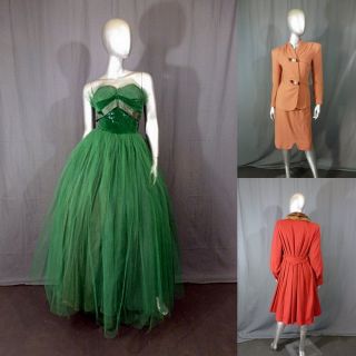   50s 60s Dresses Lilli Ann Nat Allen Lili Diamond Princess Coat