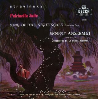 Ansermet Pulcinella Chant Du Rossignol Decca LXT 5233