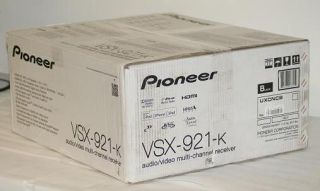 Pioneer VSX 921 VSX 921 K AV Audio Video 7 1 CH Multi Channel Receiver 