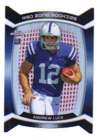 Andrew Luck 2012 Topps Chrome Refractor Red Zone Rookies