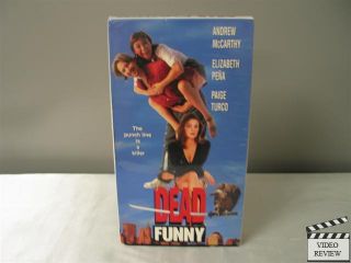 Dead Funny (VHS, 1998) Andrew McCarthy Elizabeth Pena Paige Turco
