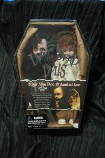 Living Dead Dolls Edgar Allan Poe and Annabel Lee Mezco Exclusive LDD 