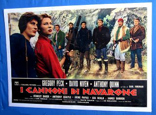 Guns of Navarone 1961 Movie Poster Photobusta on Linen