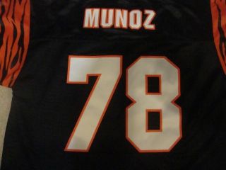  Cincinnati Bengals Jersey Large/L (14/16) Anthony Munoz Reebok NWT