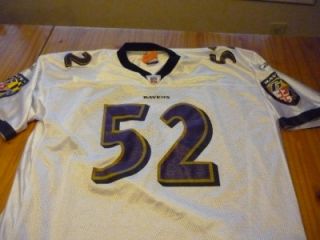 Ray Lewis Baltimore Ravens Short Sleeve Football Jersey Size Adult 3XL 