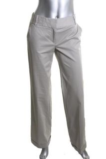 Anne Klein New Tan Cuff Hem Side Pocket Casual Pants 8 BHFO