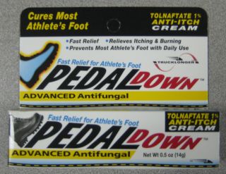 Large Wholesale Lot Pedal Down Truckers Solution Athletes Foot Cream 