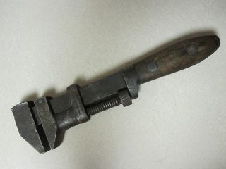 antique tool old P.S.&.W. Co. SOLID BAR WRENCH PAT 1896