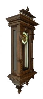 Beautiful, Antique German Schlenker   Kienzle wall clock at 1900 great 