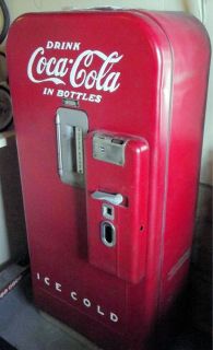 vintage coke machine vendo v39 machine currently does not work 