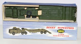 description dinky toys 660 military mighty antar tank transporter a 