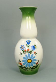 Early Vintage Poland Lubiana Porcelain Art Flower Vase