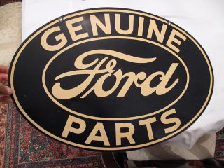 vintage new old stock ford parts double sided sign advertising rare 