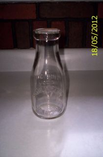 Vintage Pint Milk Bottle Family Dairy South Bend In