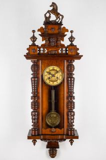 Antique Kienzle Pendulum Wall Clock Approx 1900