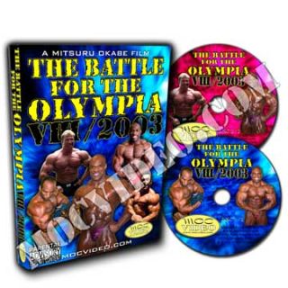Battle for The Olympia 2003 DVD Bodybuilding Mr Olympia Ifbb NPC 