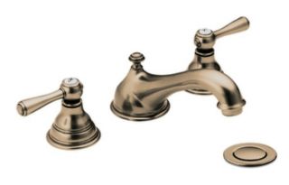   Lavatory Bathroom Wideset Faucet Valve Antique Bronze T6105AZ